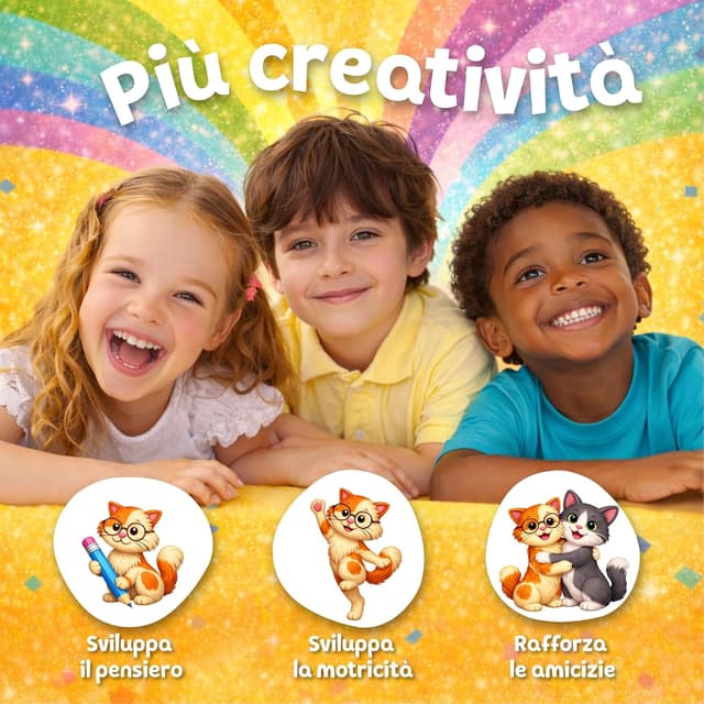 Detalle de ZENAGAME Generazione Mimo – Mazzo di 120 carte da gioco per bambini (versione italiana)