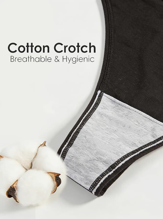 Detalle de GRANKEE String Tanga High Waist 6er-Multipack