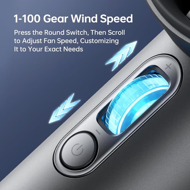 Thumbnail 6 de JISULIFE Portable Handheld Fan 5000mAh