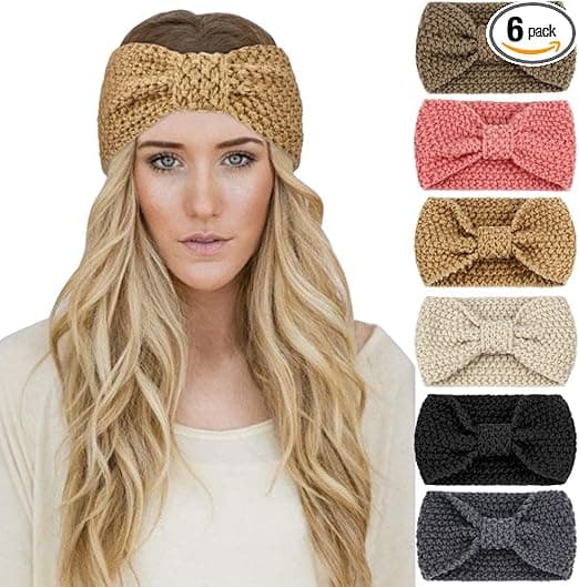 Imagen de DRESHOW 6 Piezidas Diademas Invierno Mujer ✨ en OfertitasTOP