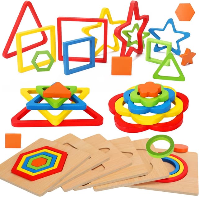Thumbnail 6 de Toddler Montessori Wooden Puzzle 30 pcs 🧩