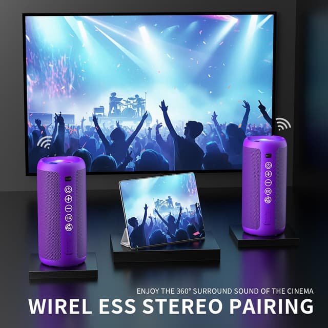 Detalle de Ortizan Portable Bluetooth Speaker 24W