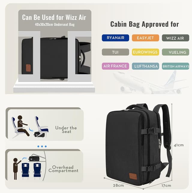 Thumbnail 2 de VMIKIV Cabin Bag 40x30x20