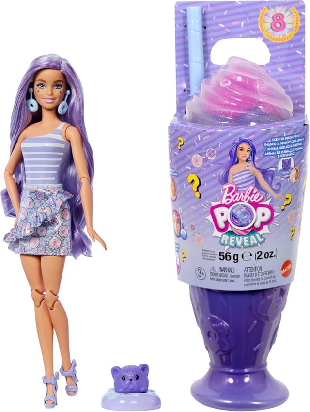 Imagen de Barbie Pop Reveal Treat-Serie Donut Dreams 8 Überraschungen 🍩 en OfertitasTOP