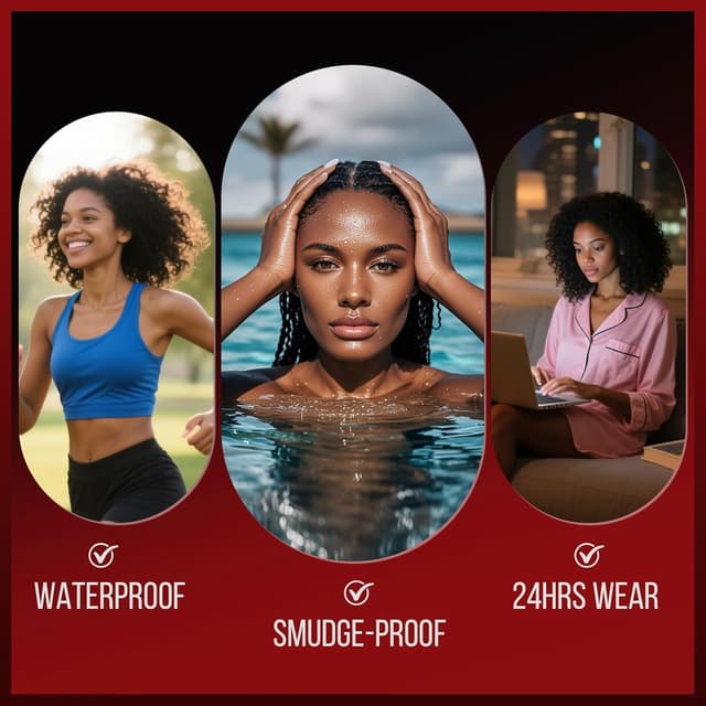 Thumbnail 6 de Vevivia Augenbrauenstift – Eyebrow Pen mit Dual-Brush-Tip & gebogener Spitze für bis zu 24 Stunden Halt, Dark Brown