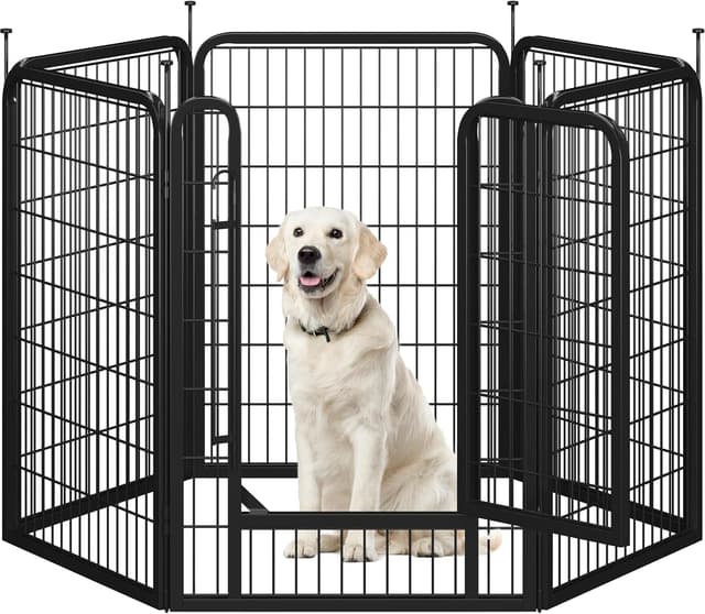 Imagen de Yaheetech Dog Pen 100cm 6-panel playpen for dogs en OfertitasTOP