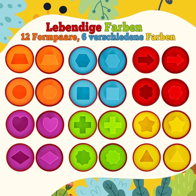 Detalle de YIQOGAME Montessori Spielzeug ab 1 Jahr 🍎