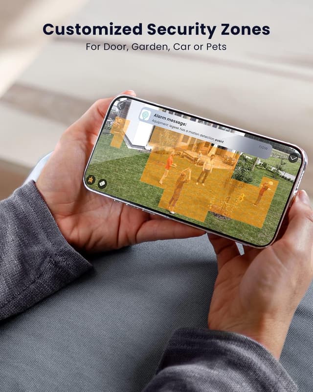 Detalle de ieGeek 2K Security Floodlight Camera with Colour Night Vision, PIR, 2-way audio and WiFi