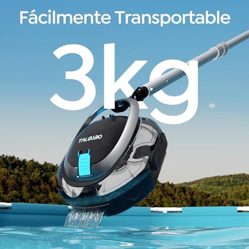 Detalle de TALOSBO S2 Robot Piscina sin cable con doble filtración y 90 minutos de limpieza