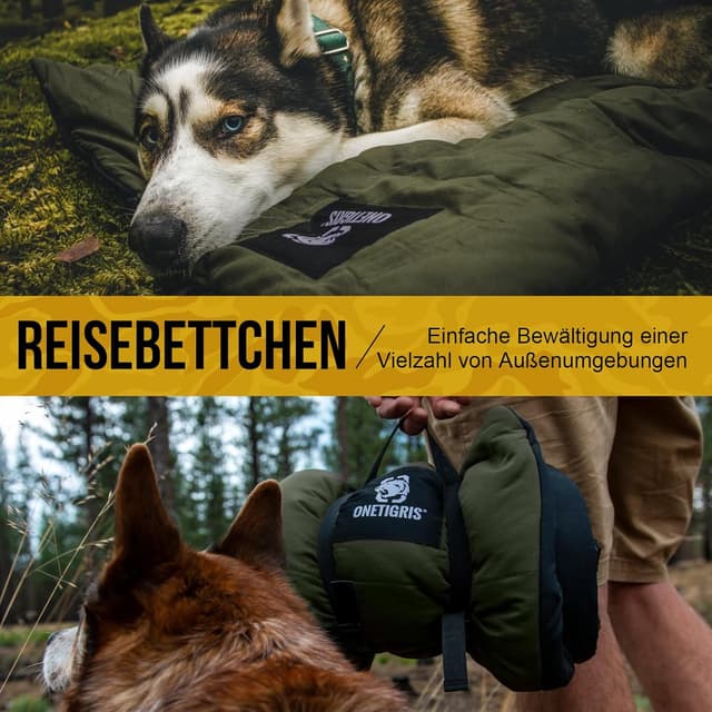 Thumbnail 2 de OneTigris Hundedecke 90 x 60 cm Olive Drab