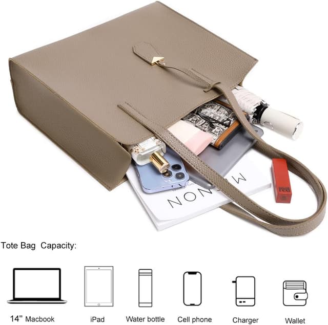 Detalle de MORGLOVE Large tote bag 36.5cm A4-ready