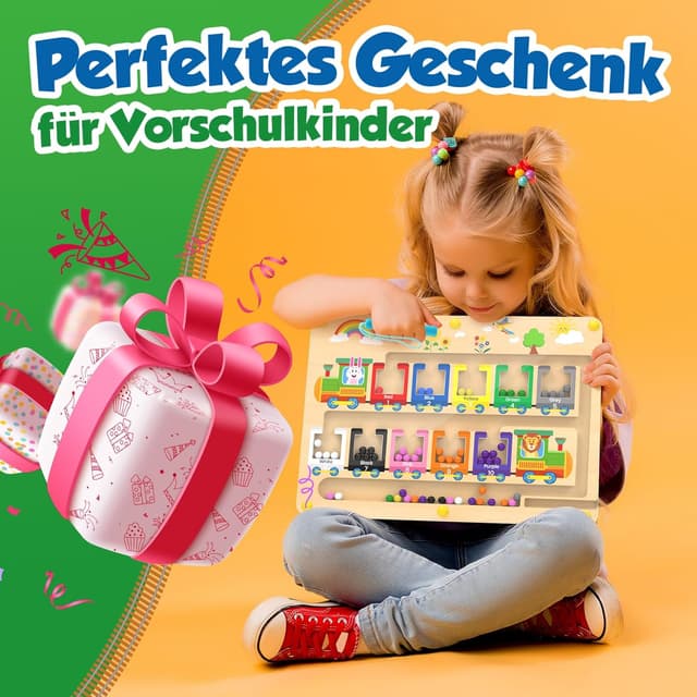 Thumbnail 5 de Dusor Montessori Labyrinth Magnetspiel 2–3 Jahre