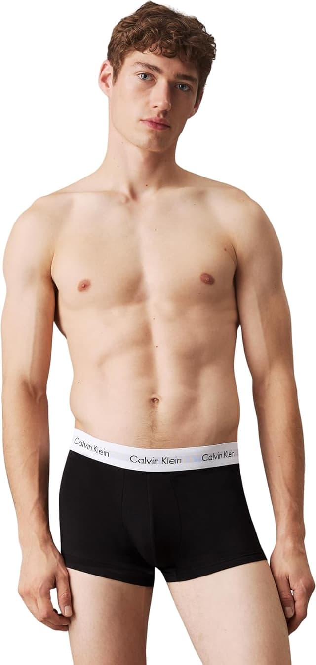 Thumbnail 1 de Calvin Klein Low Rise Trunk 3pk Bóxer Negro para Hombre 🖤