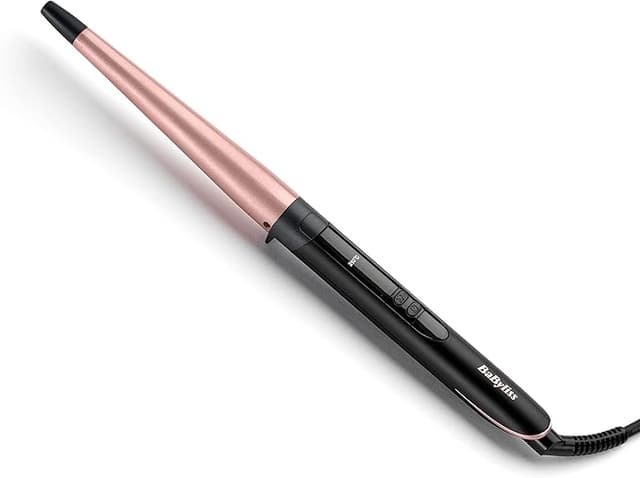 Detalle de BaByliss Rizador Cónico Rose Quartz 🌸 13-25mm, 6 temperaturas