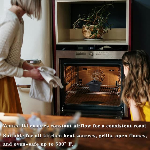 Thumbnail 4 de BOLVOUD Cast Iron Smoker Roaster