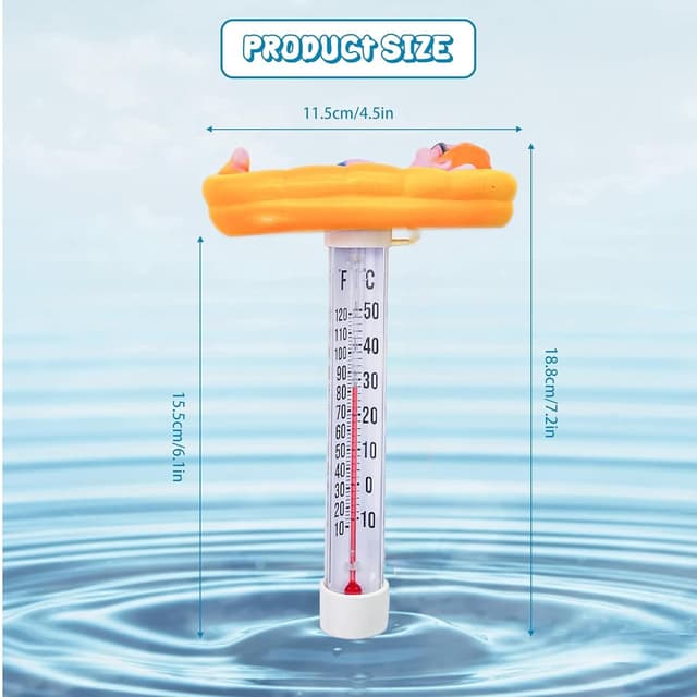Detalle 2 de Luthando Schwimmendes Poolthermometer für PVC