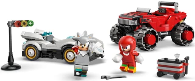 Detalle de LEGO Sonic 77118 Monstertruck mit Silvers Auto
