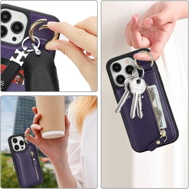 Detalle 2 de Handyhülle iPhone 14 Pro Max mit Kartenfach