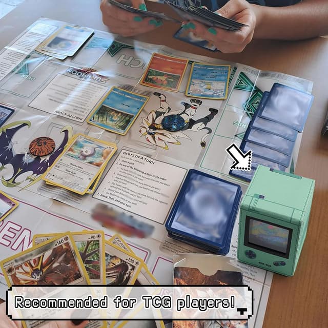 Thumbnail 6 de Venssu Retro Gaming Console MTG deck box with commander display (MTG/TCG, yellow)