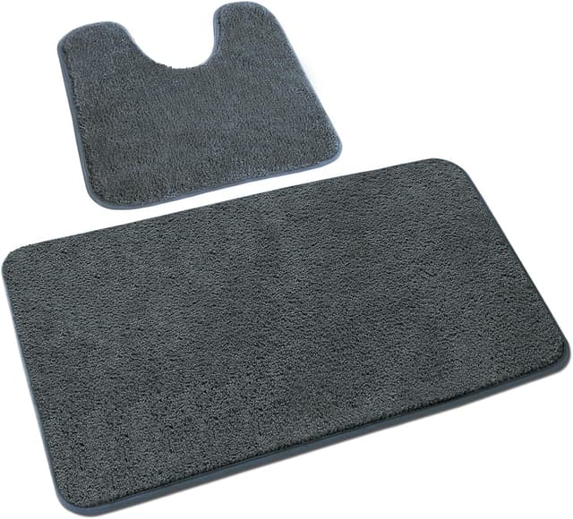 Imagen de Rururug bathroom rug set – Soft microfibre mats en OfertitasTOP