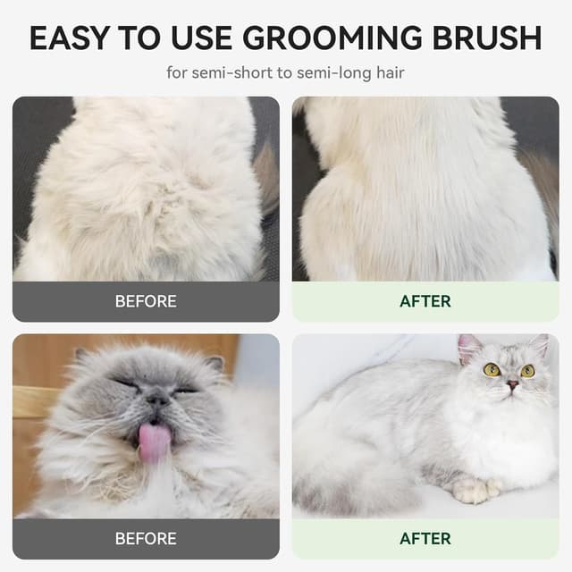 Thumbnail 6 de Aumuca Katzenbürste für lang- und kurzhaarige Katzen – zum Ausfallen, Entwirren & sanfter Fellpflege