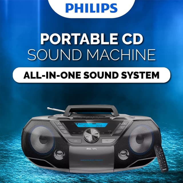 Thumbnail 5 de Philips Bluetooth Boombox with Cassette