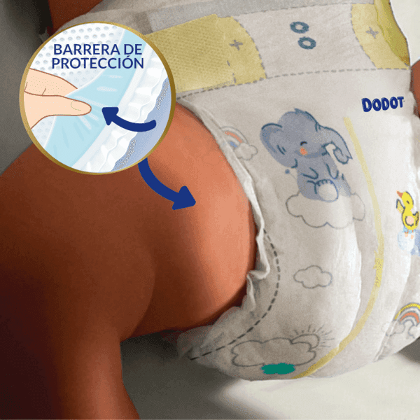 Detalle 2 de Dodot Pañales Sensitive T6+ 2x41 uds para bebés 👶