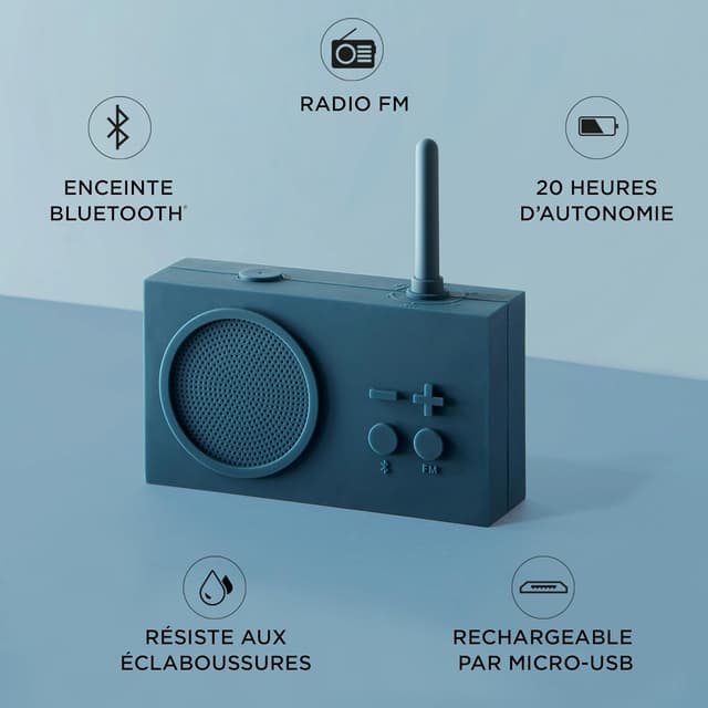 Thumbnail 4 de Lexon TYKHO 3 splashproof Bluetooth speaker