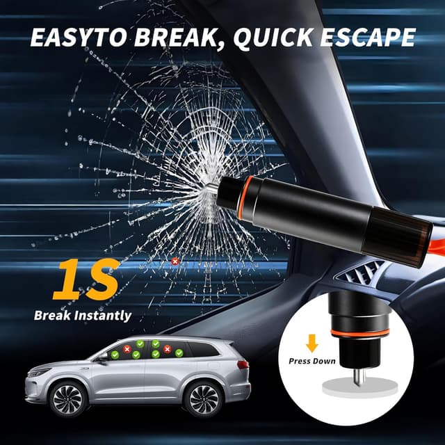 Thumbnail 1 de Gurtschneider Notfallhammer 2er-Set