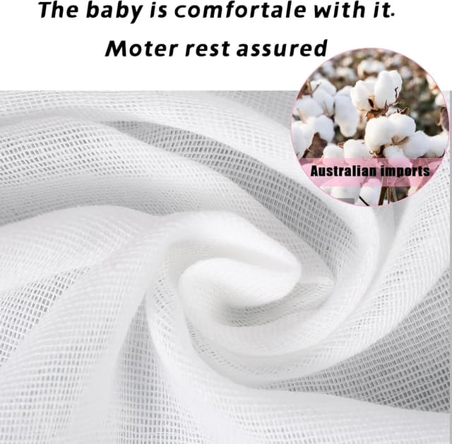 Thumbnail 2 de Lanjue 12 x 12 inch Muslin Face Cloths 10-pack