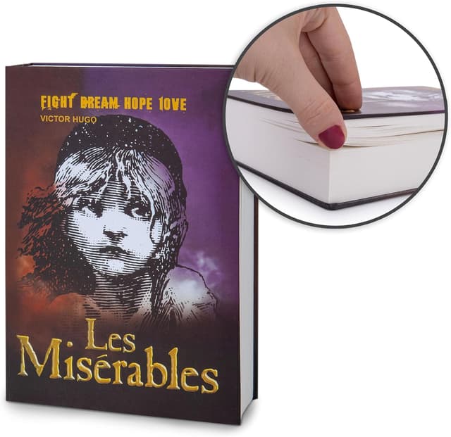 Detalle de Toys4Boys coffre-fort secret en forme de livre pour clés, argent et bijoux cachés