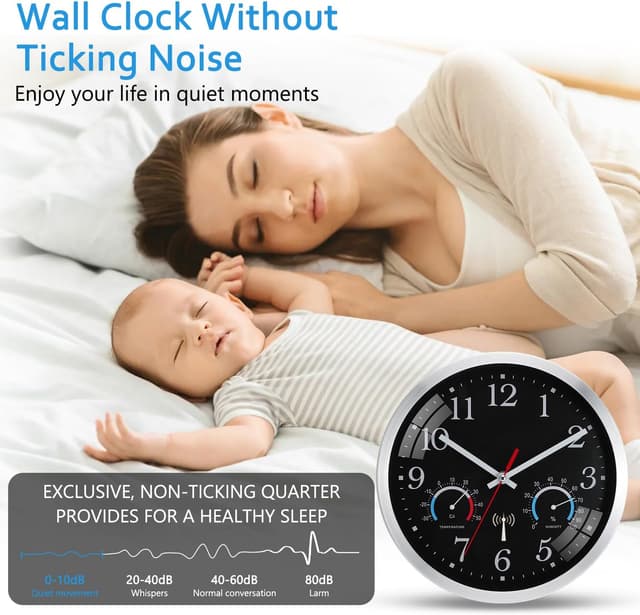 Detalle 2 de Horloge radio-pilotée Ziprote 25 cm