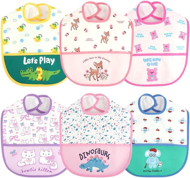 Detalle de Bavoirs bébé Aolso, lot 7 imperméables