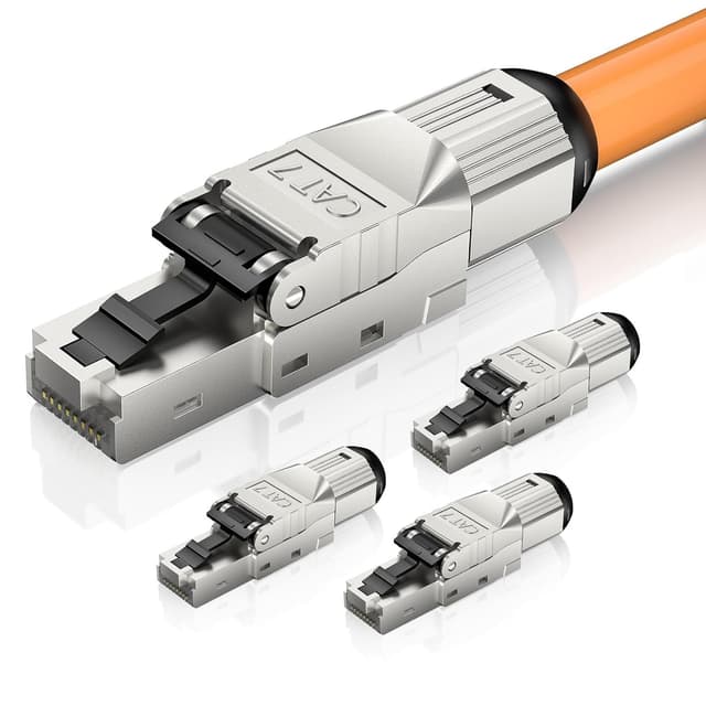 Imagen de RJ45 Cat 7 Stecker für 10 Gbit/s, 4er Set en OfertitasTOP