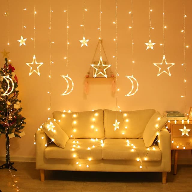 Detalle de Jsdoin Ramadan LED String Lights 3.5m 🌙