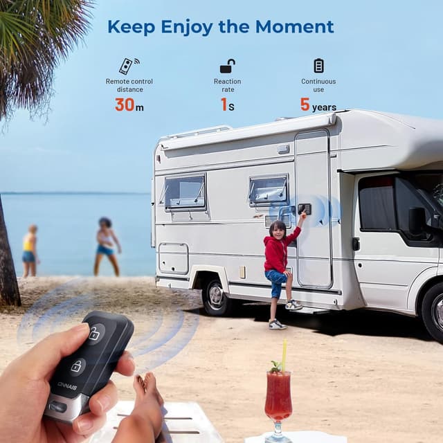 Thumbnail 5 de ONNAIS RV Keyless Entry Lock 100 ft ๐