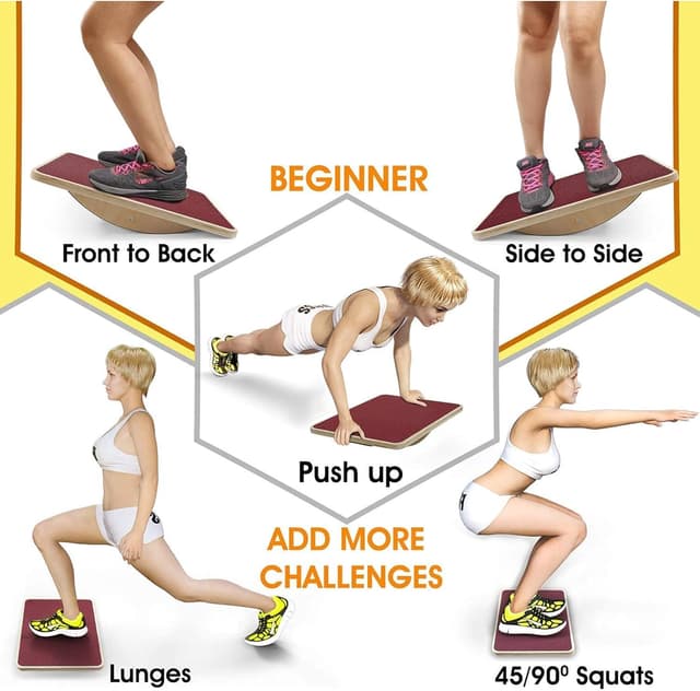 Thumbnail 4 de Yes4All Planche d'équilibre oscillante 40–41 cm