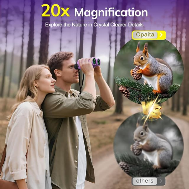 Detalle 2 de Opaita 20x32 Fernglas Klein Kompakt