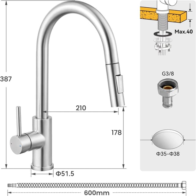 Thumbnail 5 de CECIPA Küchenarmatur SOFETIY Serie