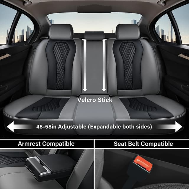 Thumbnail 4 de Coverado Car Seat Covers Full Set 99% Fit