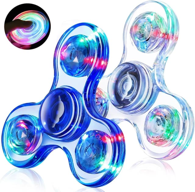 Imagen de Fidget Spinner 2 Pack light-up sensory toy 🎲 en OfertitasTOP