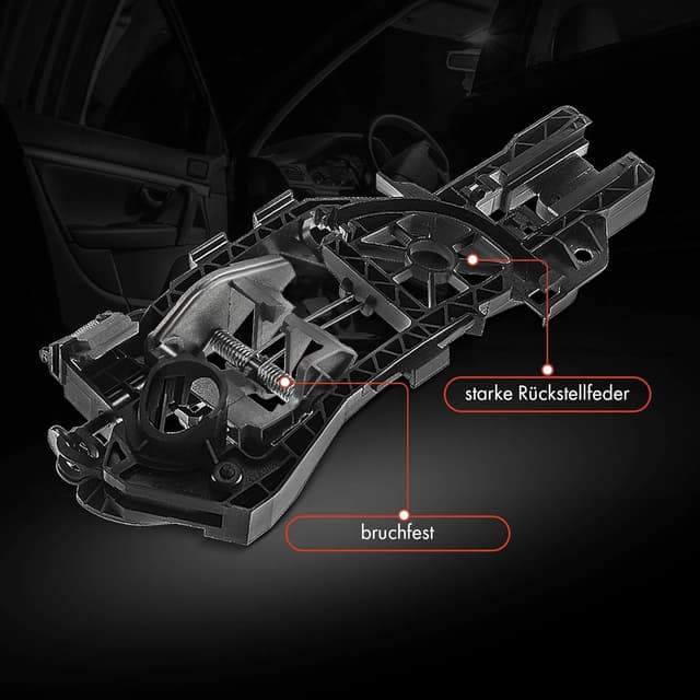 Detalle de Frankberg Türgriffträger hinten links kompatibel für Passat Variant 3C2/3C5 (2005–2011) – OEM 3C8839885