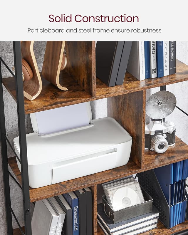 Thumbnail 6 de VASAGLE LBC121B01 bookcase storage 5 tiers