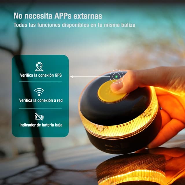 Thumbnail 4 de PMK GRUPO Baliza V16 Conectada 360º 1 km