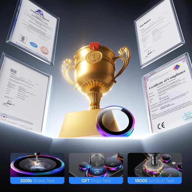 Detalle 2 de Hoerrye S26 Ultra camera lens protector