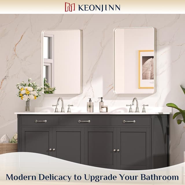 Detalle 2 de Keonjinn 20x30 Bathroom Vanity Mirror