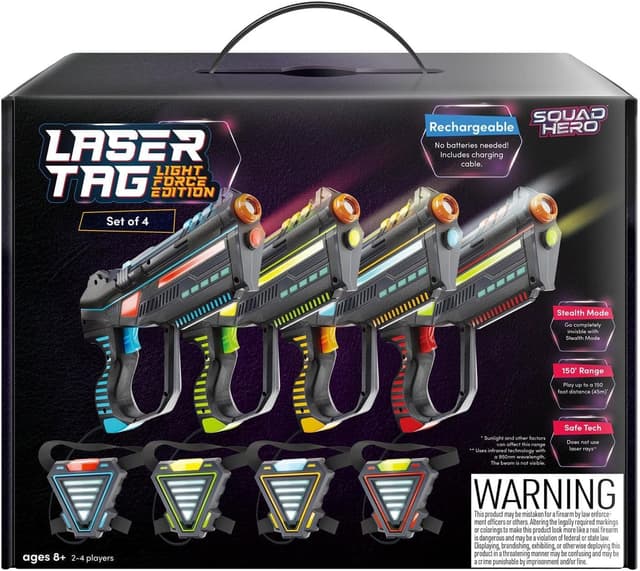 Detalle de Squad Hero Rechargeable Laser Tag 150 ft