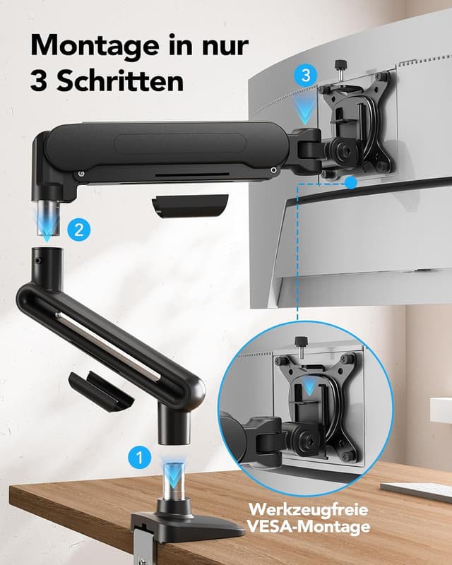 Detalle de HUANUO Monitorhalterung 13–40 Zoll bis 12 kg