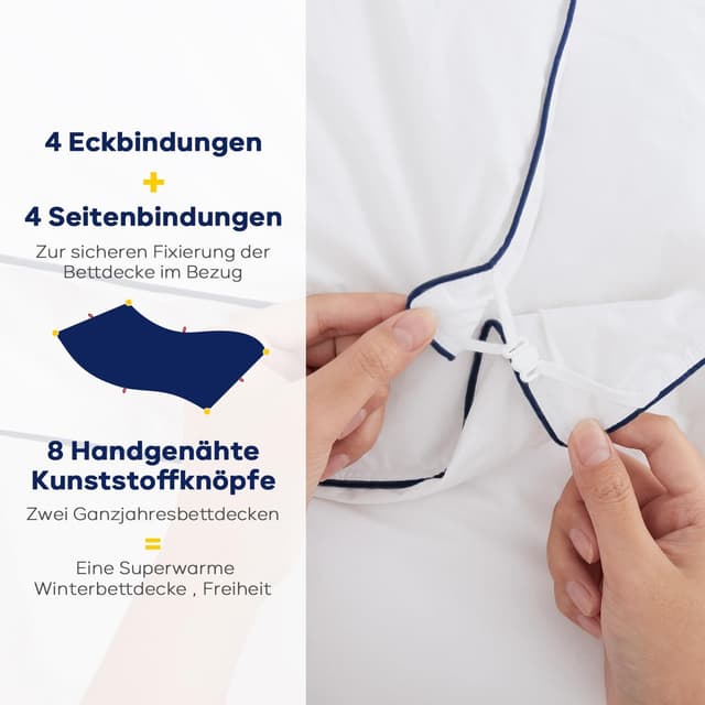 Thumbnail 4 de DOWNFOCUS Daunendecke 135x200 Ganzjahresdecke