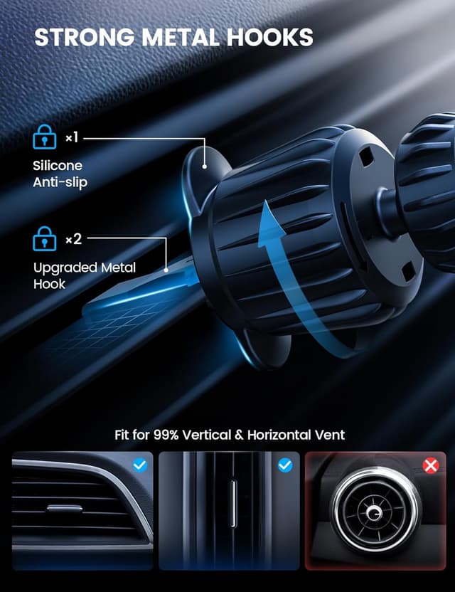 Thumbnail 4 de Lamicall MagSafe Car Mount Charger 15W